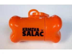 HRAČKY SALAČ Zásobník na sáčky kostička + 15ks role (166/1)