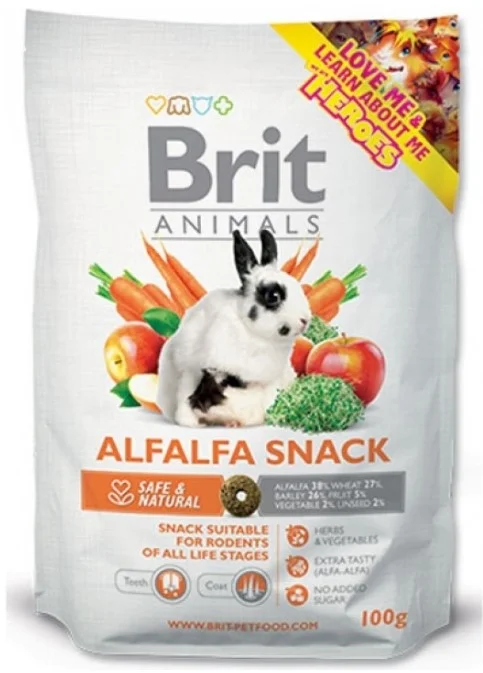 Brit Animals Alfalfa Snack for Rodents 100 g