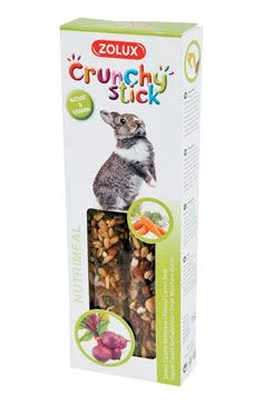 Pochoutka CRUNCHY STICK mrkev/řepa pro králíky Zolux 1 ks