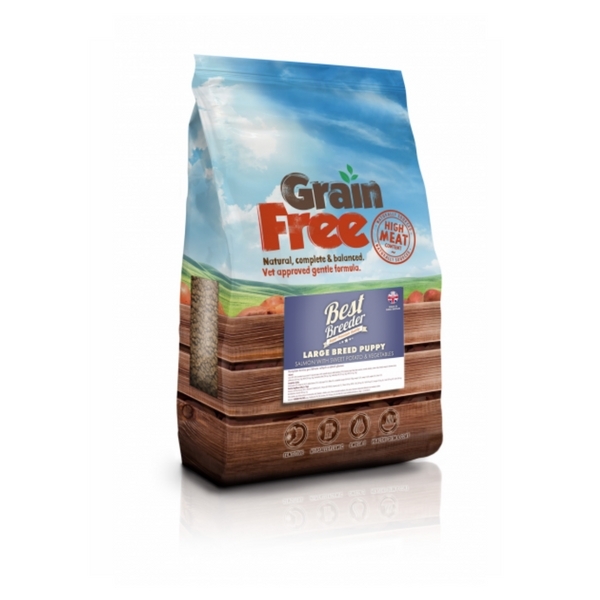 Best Breeder Grain Free Large Breed Puppy / Junior Salmon with Sweet Potato & Vegetables 2 kg