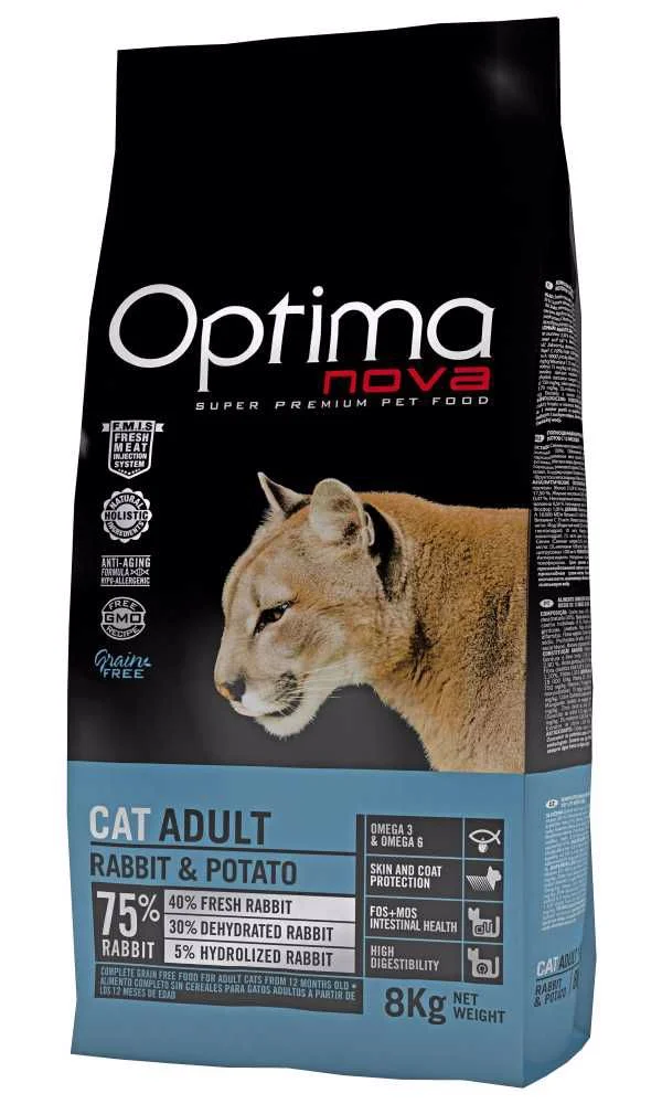 OPTIMAnova CAT RABBIT GRAIN FREE 8 kg