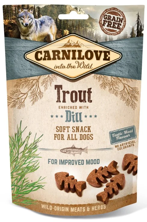 Carnilove Dog Semi Moist Snack Trout&Dill 200g