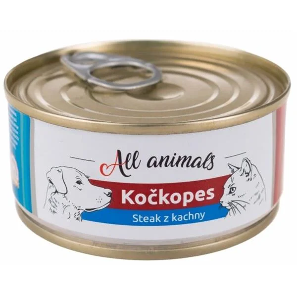 All Animals kočkopes Steak z kachny 100g 100 g