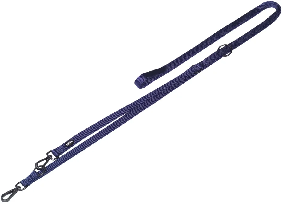 Nobby CLASSIC COMFORT vodítko nylon modrá M-L 3m 25mm