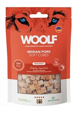 WOOLF pochoutka Soft Cubes Iberian Pork  100g