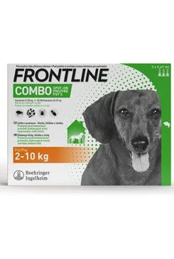 Frontline Combo Spot on Dog 2-10kg pipeta 3x0.67ml