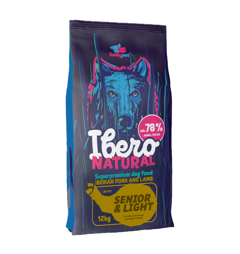 Ibero Natural dog Senior&Light - 4x12kg