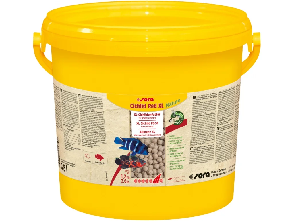 sera GmbH sera Cichlid Red XL Nature 3800 ml