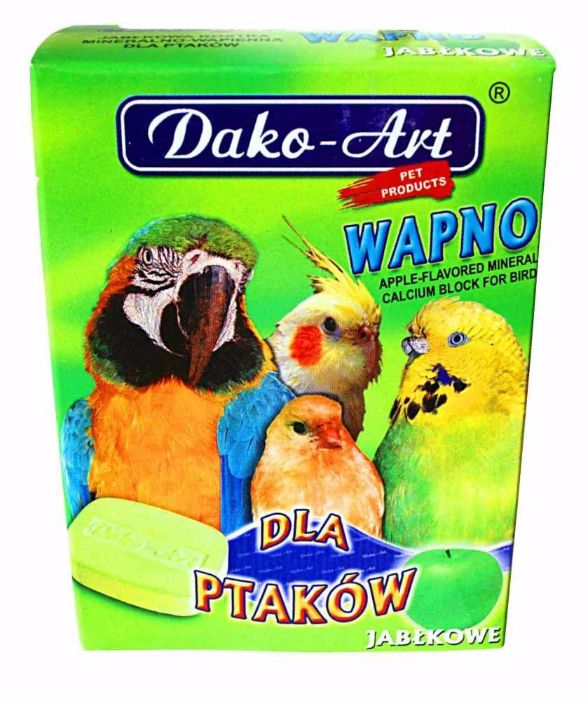 Minerální kámen s jablkem pták Dako 95 g
