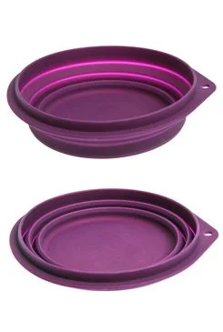 Karlie Cestovní miska silikonová růžová 1000ml