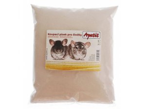 Apetit - minerální koupací písek pro činčily, 6 x 1kg