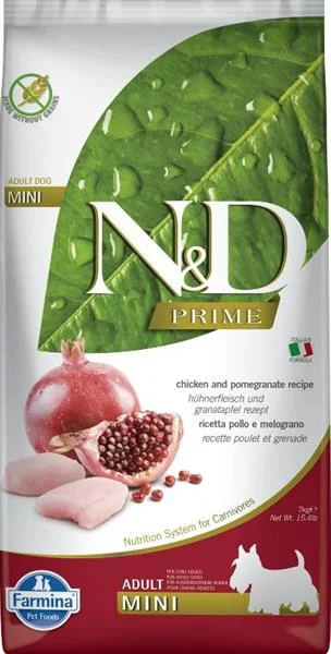 N&D PRIME DOG Adult Mini Chicken&Pomegranate 7 kg 