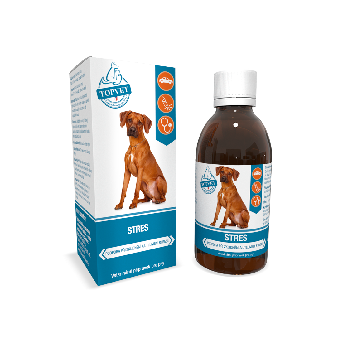 Stres sirup pro psy TOPVET 200ml
