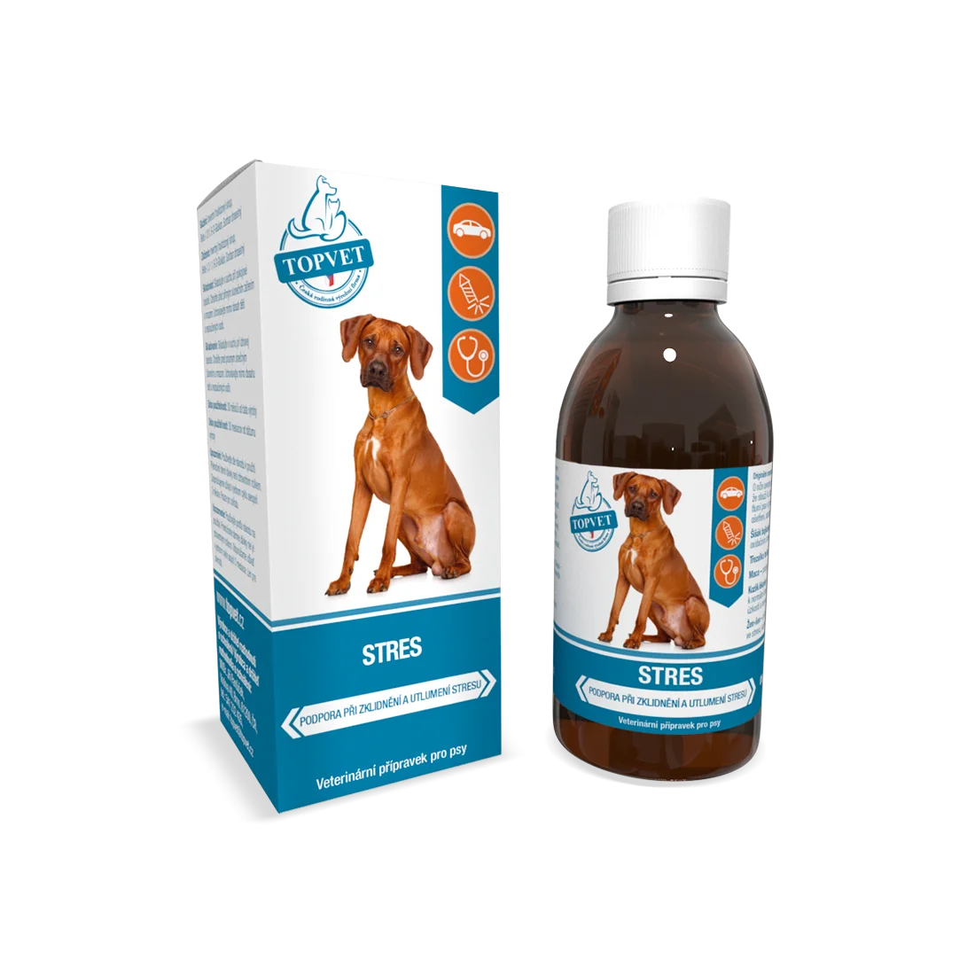 Stres sirup pro psy TOPVET 200ml