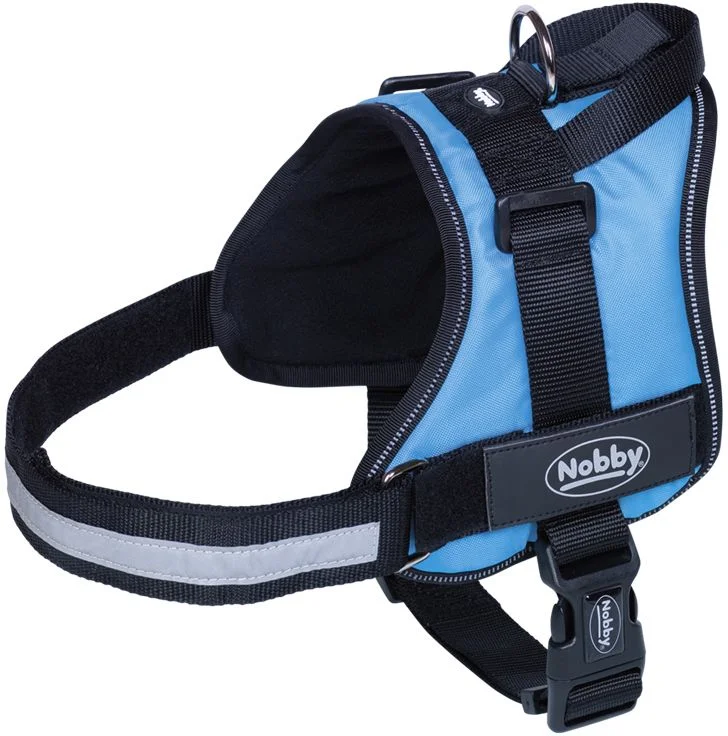 Nobby Seguro bezpečnostní postroj pro psa S-M světle modrá 45-60cm