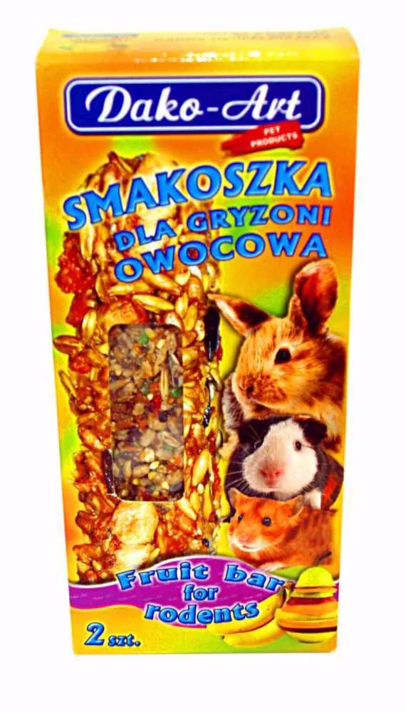 Tyčinka s ovocem hlodavec Dako (2 ks)