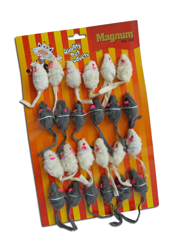 Magnum Myška pro kočky 5cm (24ks na kartě)