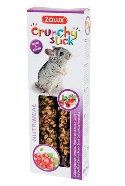 Pochoutka CRUNCHY STICK šípek/rybíz pro činčily Zolux 1 ks
