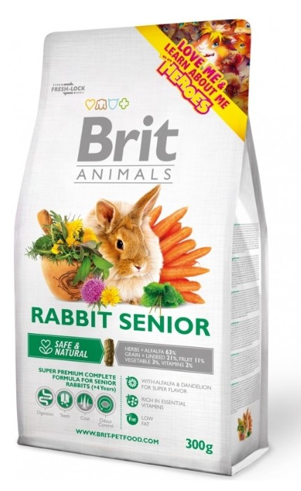 Brit Animals Rabbit Senior Complete 300 g