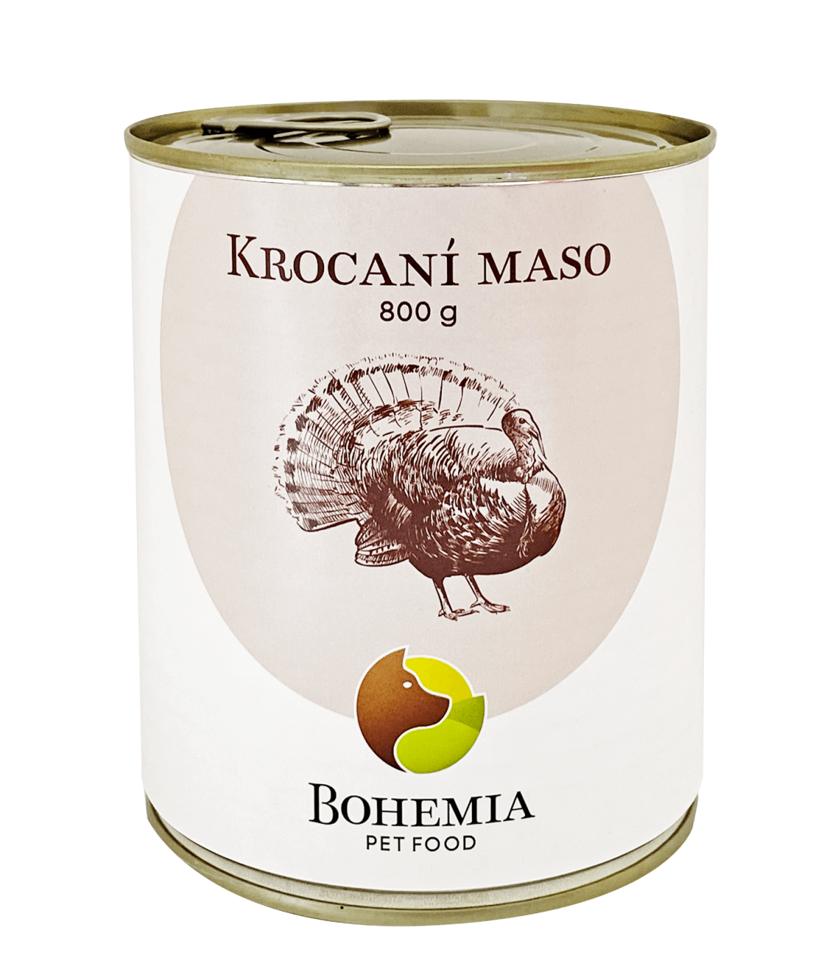 Bohemia Pet Food BOHEMIA Krocaní maso ve vlastní šťávě 800g
