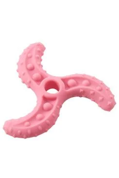 Hračka pes BUSTER Flex Fly Wheel 11 cm růžová