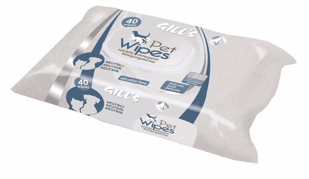 GILL´S Vlhčené ubrousky Neutral 40ks