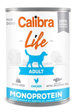 Calibra Dog Life  konz.Adult Chicken with rice 400 g