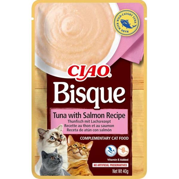 Churu Ciao Bisque tuňák a losos 40 g