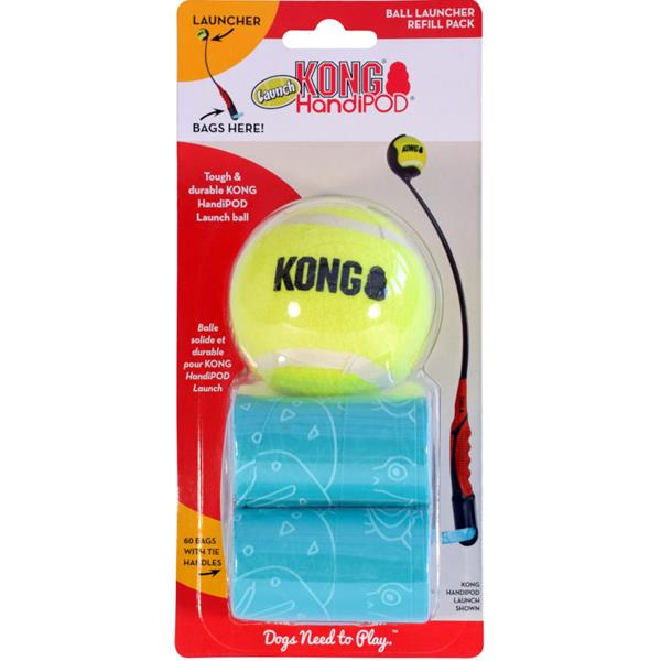 KONG HandiPOD náhradní sáčky a tenisák pro házeč 1 ks