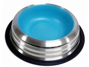 RAINTECH Miska nerez LINE PASTELOVÁ modrá 0,9l/18cm