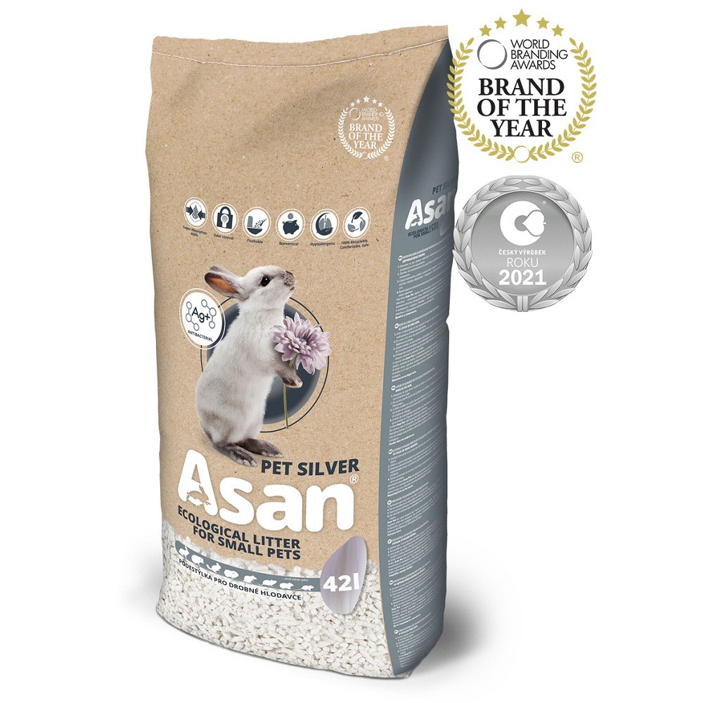 ASAN Pet Silver hlodavce a králíčky 42 l