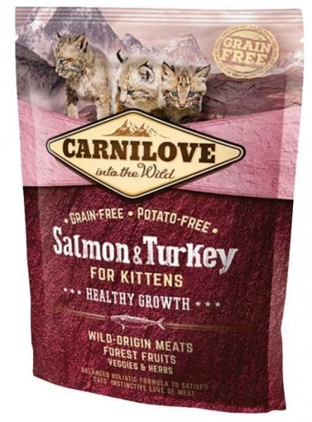 CARNILOVE Kittens Salmon and Turkey Healthy Growth 400 g