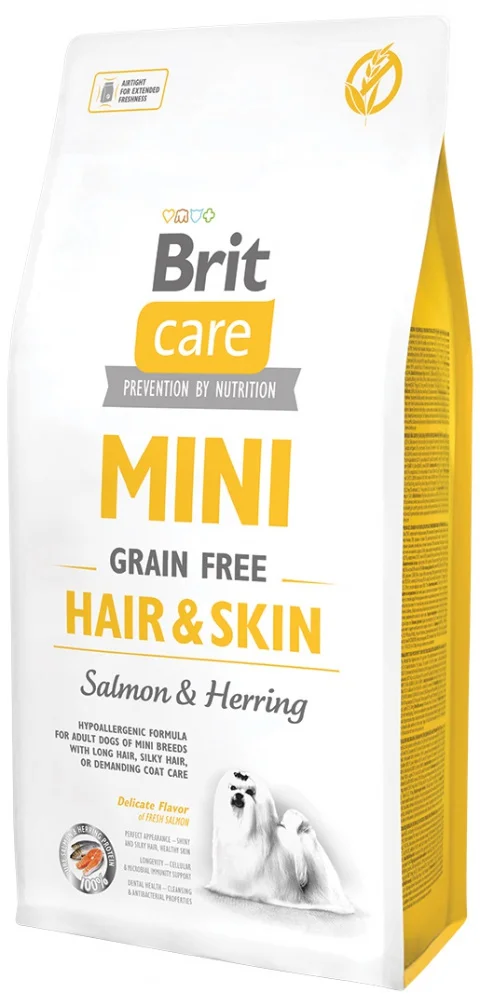 Brit Care Dog Mini Grain Free Hair & Skin  7 Kg