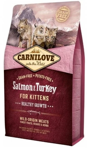 Carnilove Cat Salmon & Turkey for Kittens  2 kg