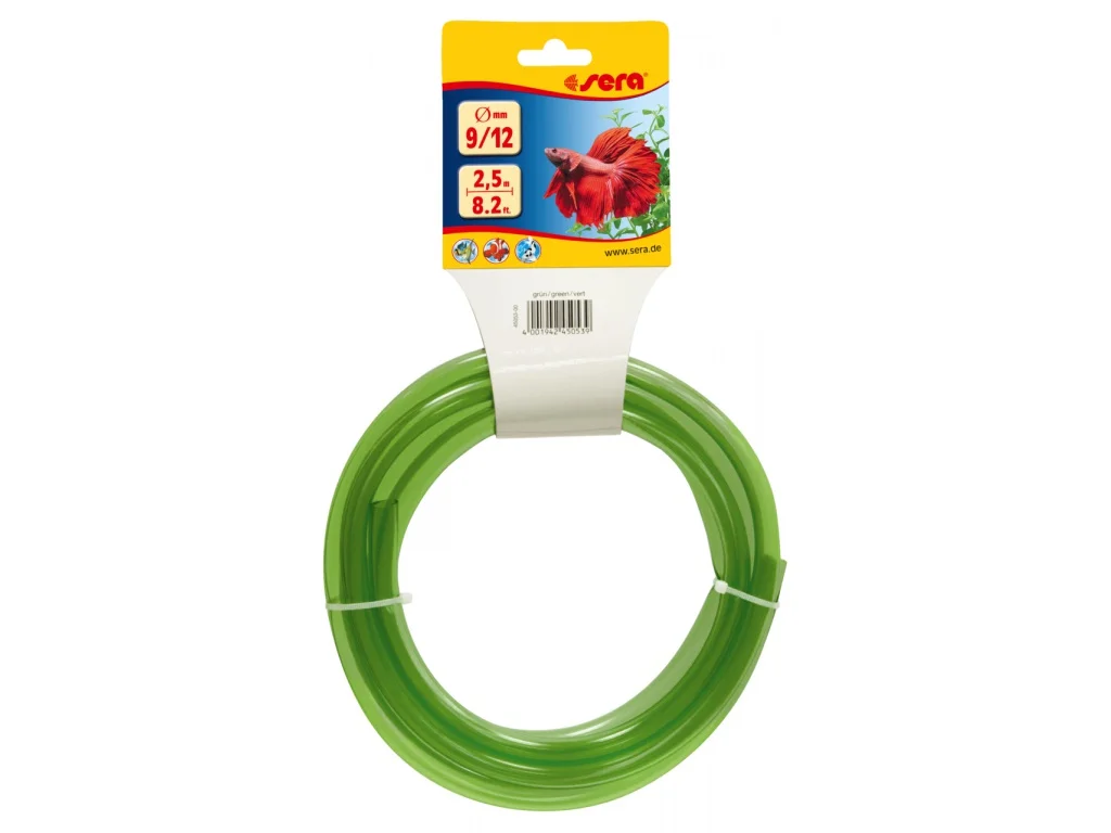 sera GmbH sera pružná hadice na vodu 9/12 2,5 m zelená