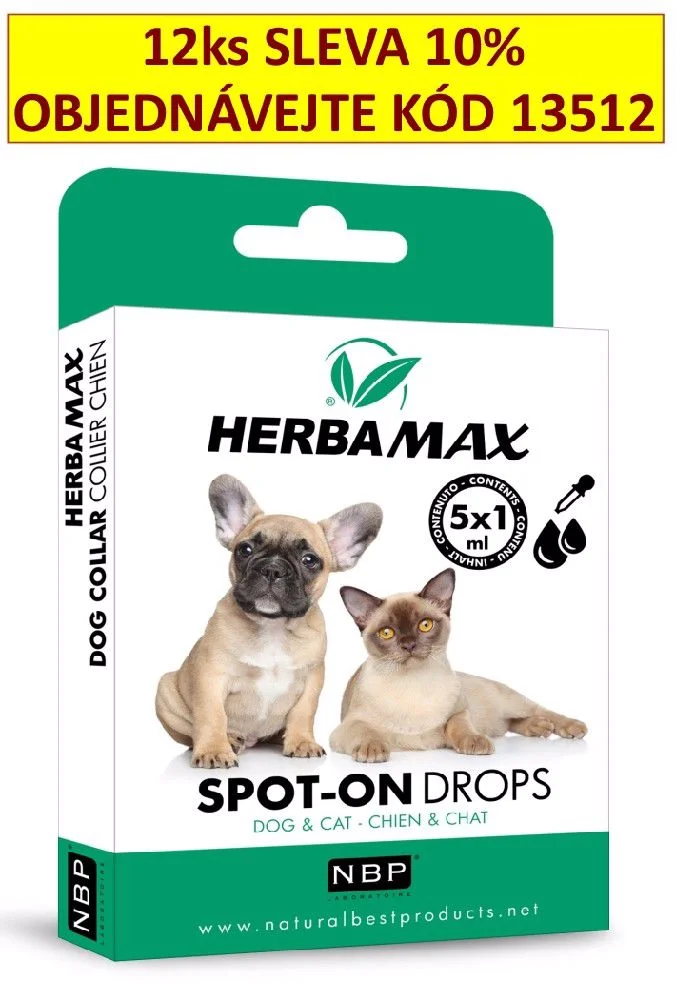 Herba Max Spot-on Dog & Cat kapky 5x1 ml