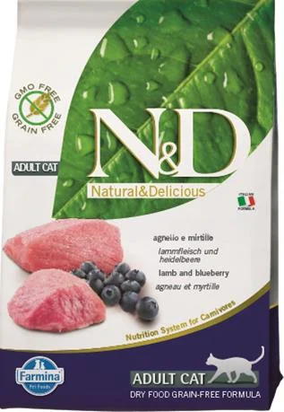 N&D PRIME CAT Adult Lamb & Blueberry 300 g