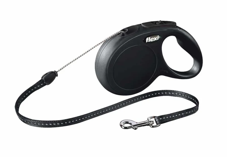 Vodítko FLEXI Classic NEW lanko 8 m/ 12 kg černá