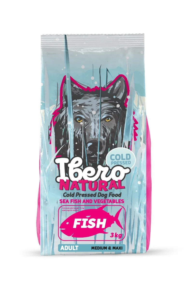 Ibero Cold Press Dog Adult Medium Large Fish - 4x12kg