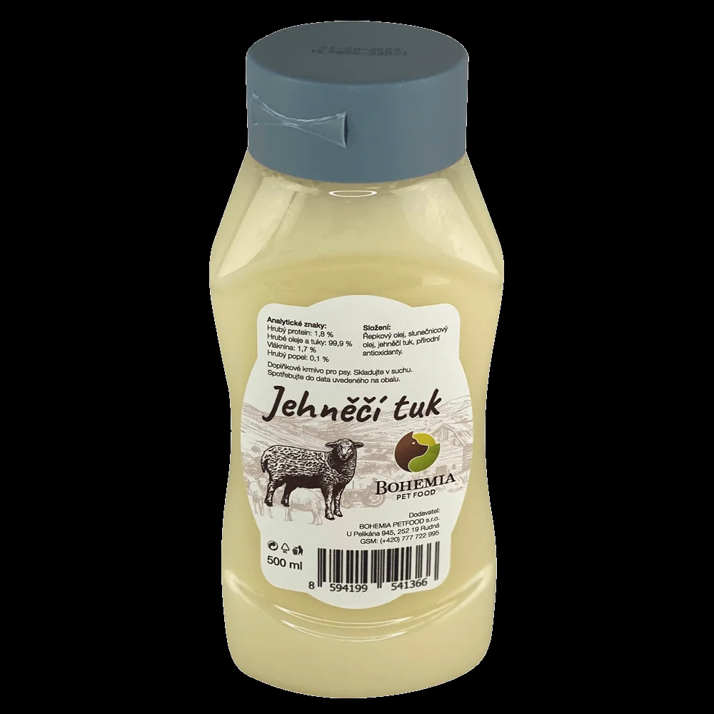Bohemia Pet Food BOHEMIA Jehněčí tuk 500ml