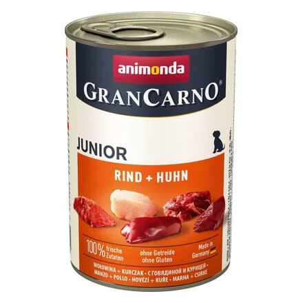 GRANCARNO JUNIOR - kuře, hovězí 400g 