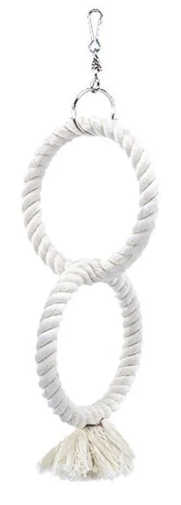 Nobby bavlněné 2 kruhy pro papoušky 32cm