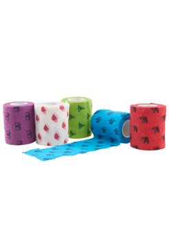 KRUUSE Obinadlo elast. Fun-Flex 5cmx4,5m, Christmas mix 10ks