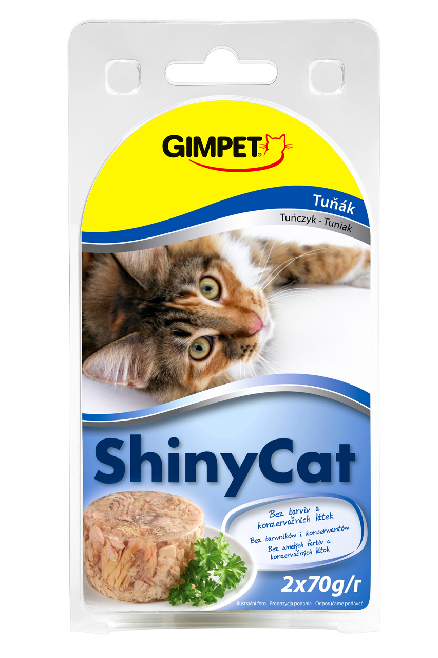 Gimpet ShinyCat tuňák 2x70g