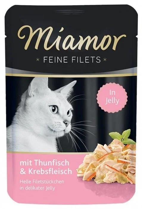 Miamor Cat Filet Kapsa Tuňák+Krab 100 g