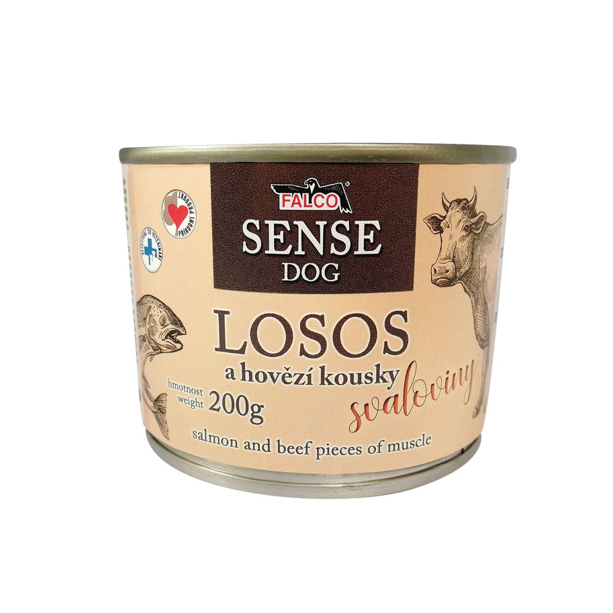 Falco FALCO SENSE DOG losos a hovězí 200g