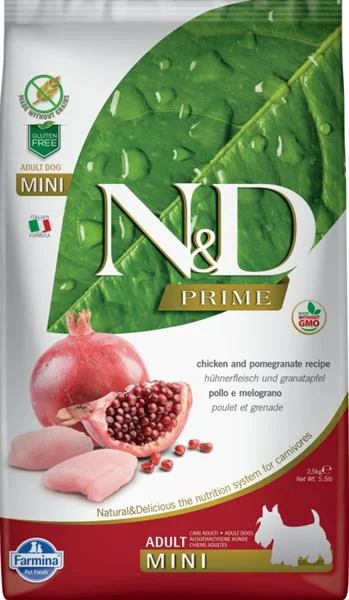 N&D PRIME DOG Adult Mini Chicken&Pomegranate 2,5 kg