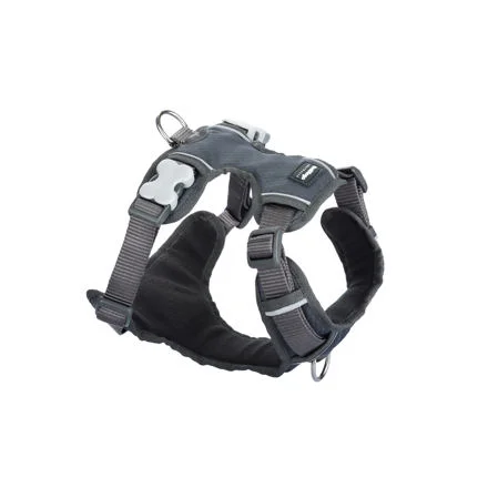 Postroj RD polstrovaný S - 37-52 cm - Šedá