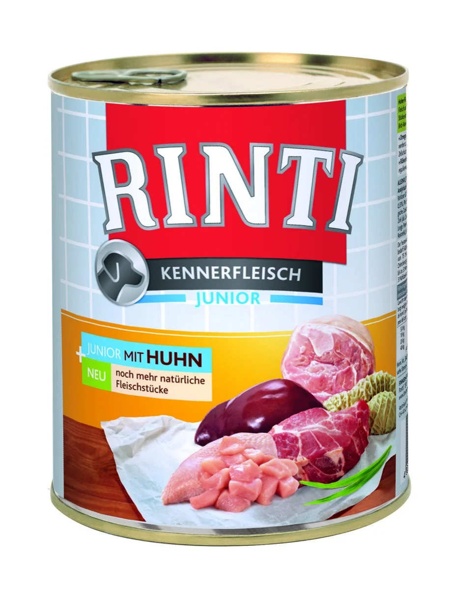 Konzerva RINTI Kennerfleisch Junior kuře 800 g