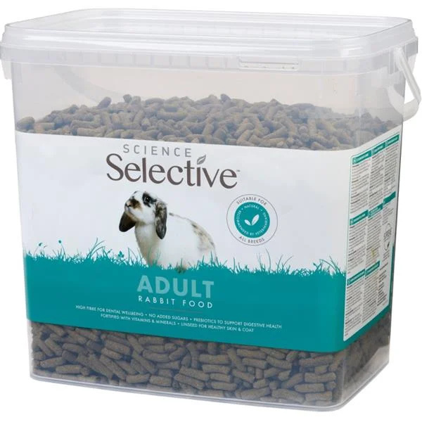 SUPREME Science Selective rabbit adult krmivo pro dospělé králíky kbelík 3 kg